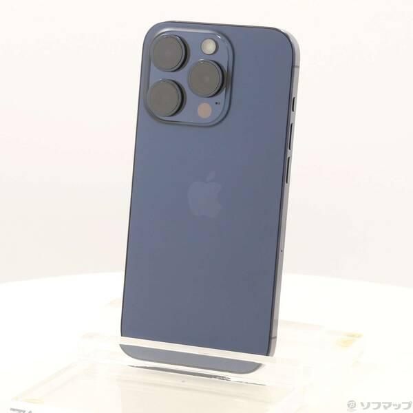 〔中古〕Apple(アップル) iPhone15 Pro 256GB ブルーチタニウム MTUG3J／A SIMフリー〔262-ud〕 | 