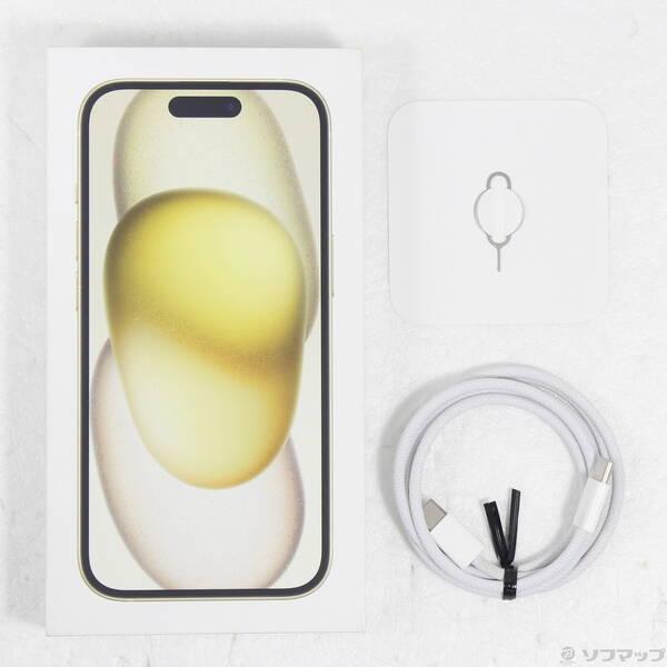 〔中古〕Apple(アップル) iPhone15 128GB イエロー MTMK3J／A SIMフリー〔305-ud〕 |  | 04