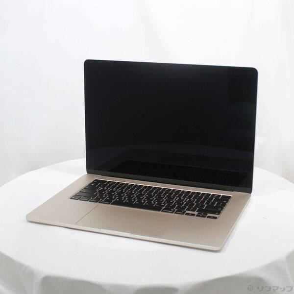 〔中古〕Apple(アップル) MacBook Air 15.3-inch Early-2026 MDVD4J／A Apple M5 10コアCPU_10コアGPU 16GB SSD512GB スターライト 〔26.3 Tahoe〕〔276-ud〕 | 