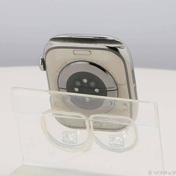 〔中古〕Apple(アップル) Apple Watch Series 10 GPS + Cellular 46mm ナチュラルチタニウムケース バンド無し〔262-ud〕 |  | 02