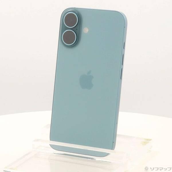 〔中古〕Apple(アップル) iPhone16 128GB ティール MYDV3J／A SIMフリー〔349-ud〕 | 