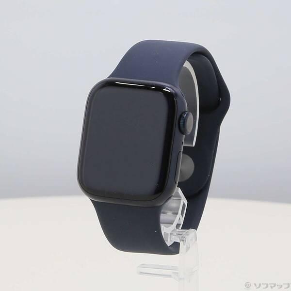 〔中古〕Apple(アップル) Apple Watch Series 8 GPS 41mm ミッドナイトアルミニウムケース ミッドナイトスポーツバンド〔276-ud〕 | 