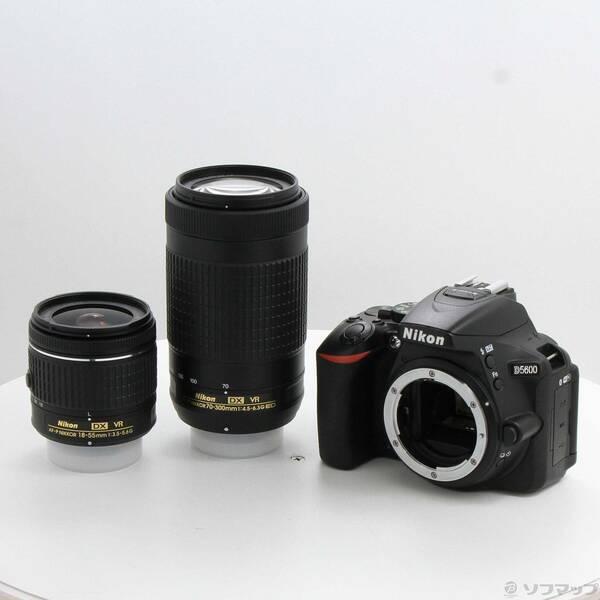 〔中古〕Nikon(ニコン) NIKON D5600 ダブルズームキット ブラック〔198-ud〕 | 
