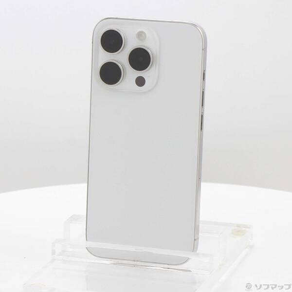 〔中古〕Apple(アップル) iPhone15 Pro 128GB ホワイトチタニウム MTU83J／A SIMフリー〔258-ud〕 | 