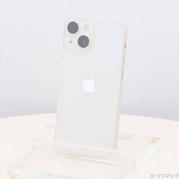 〔中古〕Apple(アップル) iPhone13 mini 128GB スターライト NLJE3J／A SIMフリー〔198-ud〕 | 
