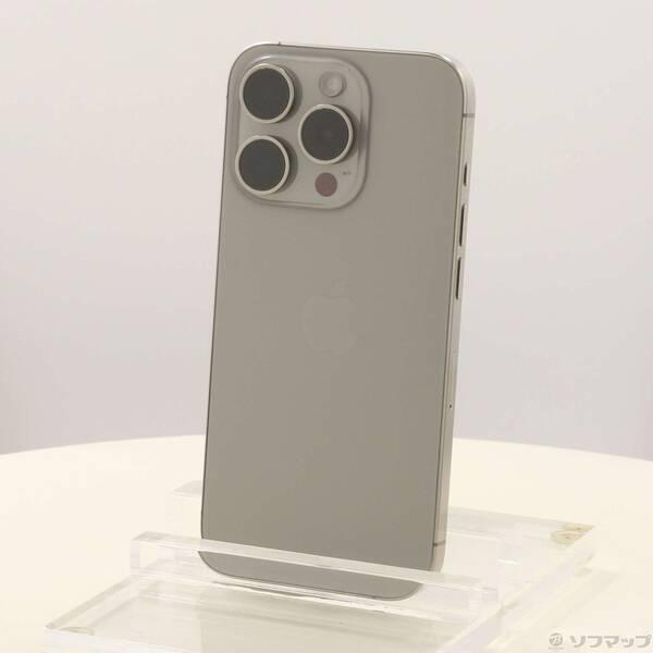 〔中古〕Apple(アップル) iPhone15 Pro 128GB ナチュラルチタニウム MTU93J／A SIMフリー〔377-ud〕 | 