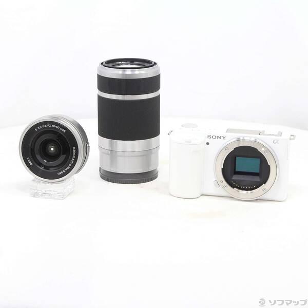 〔中古〕SONY(ソニー) VLOGCAM ZV-E10Y ダブルズームレンズキット ホワイト〔198-ud〕 | 