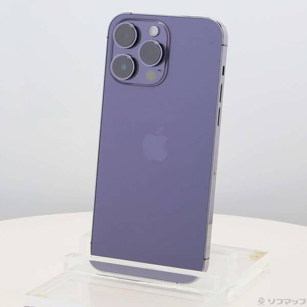 〔中古〕Apple(アップル) iPhone14 Pro Max 256GB ディープパープル MQ9E3J／A SIMフリー〔305-ud〕 | 