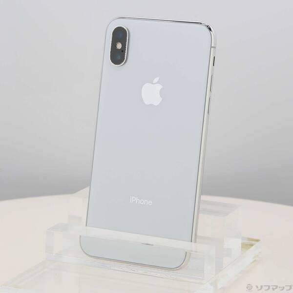〔中古〕Apple(アップル) iPhoneX 64GB シルバー MQAY2J／A SIMフリー〔258-ud〕 | 