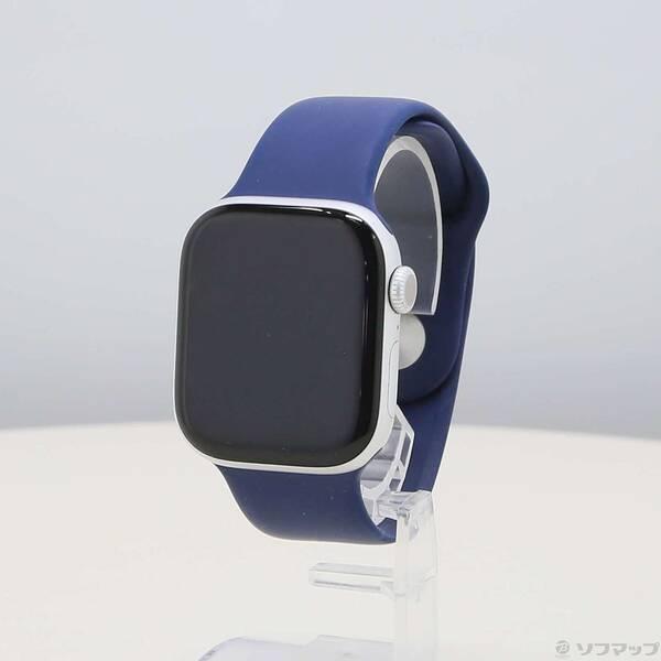 〔中古〕Apple(アップル) Apple Watch Series 10 GPS 42mm シルバーアルミニウムケース デニムスポーツバンド〔276-ud〕 | 