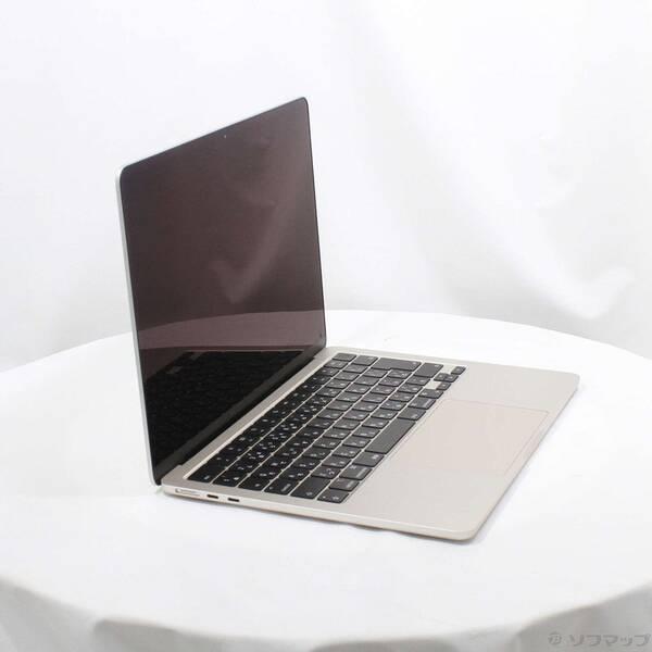 〔中古〕〔展示品〕 MacBook Air 13.6-inch Late-2024 MC7W4J／A Apple M2 8コアCPU_8コアGPU 16GB SSD256GB スターライト 〔26.3 Tahoe〕〔377-ud〕 |  | 03