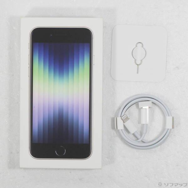 〔中古〕Apple(アップル) iPhone SE 第3世代 64GB スターライト MMYD3J／A SIMフリー〔276-ud〕 |  | 04
