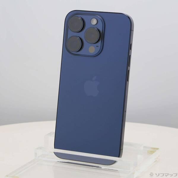 〔中古〕Apple(アップル) iPhone15 Pro 128GB ブルーチタニウム MTUA3J／A SIMフリー〔377-ud〕 | 