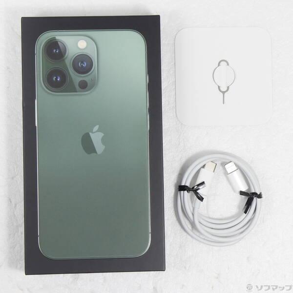 〔中古〕Apple(アップル) iPhone13 Pro 128GB アルパイングリーン MNDX3J／A SIMフリー〔276-ud〕 |  | 04