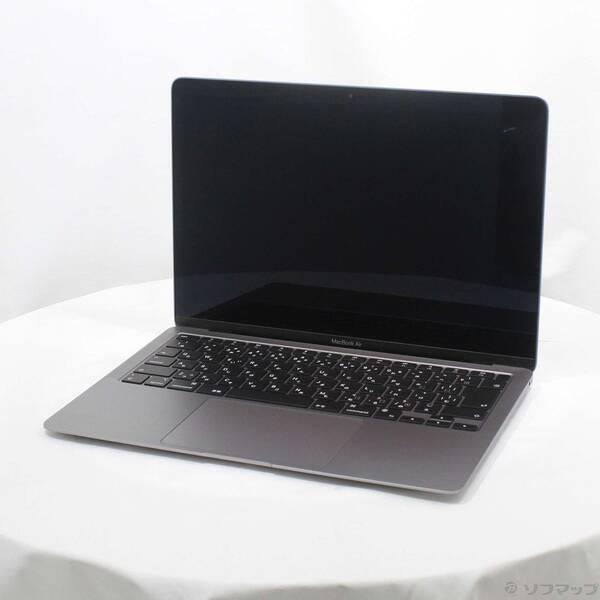 〔中古〕Apple(アップル) MacBook Air 13.3-inch Late-2020 MGN63J／A Apple M1 8コアCPU_7コアGPU 8GB SSD256GB スペースグレイ 〔26.3 Tahoe〕〔258-ud〕 | 