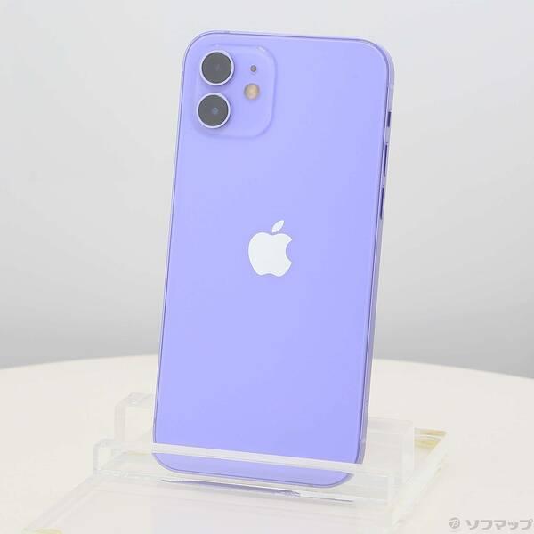 〔中古〕Apple(アップル) iPhone12 64GB パープル MJNH3J／A SIMフリー〔305-ud〕 | 