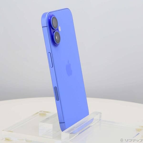 〔中古〕Apple(アップル) iPhone16 128GB ウルトラマリン MYDU3J／A SIMフリー〔377-ud〕 |  | 03