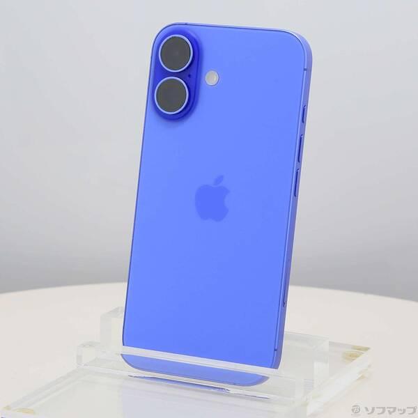 〔中古〕Apple(アップル) iPhone16 128GB ウルトラマリン MYDU3J／A SIMフリー〔348-ud〕 | 