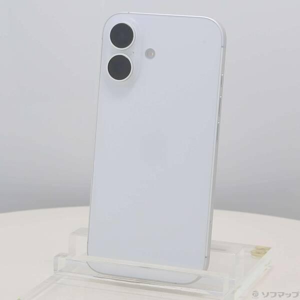 〔中古〕Apple(アップル) iPhone16 512GB ホワイト MYE33J／A SIMフリー〔251-ud〕 | 