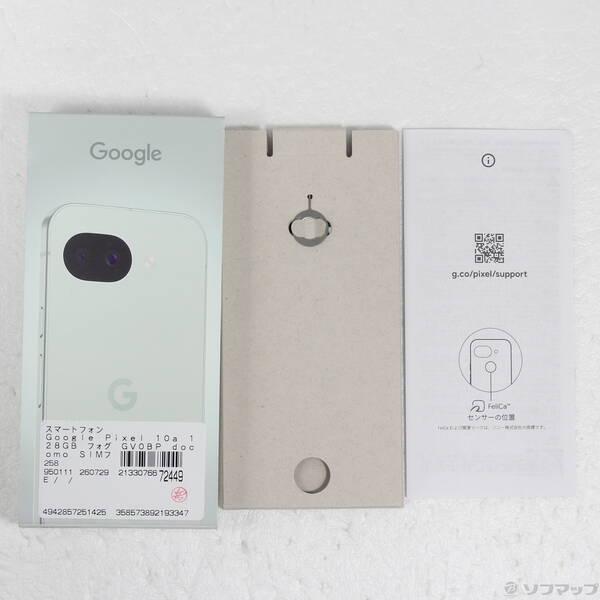 〔中古〕GOOGLE(グーグル) Google Pixel 10a 128GB フォグ GV0BP docomo SIMフリー〔276-ud〕 |  | 04