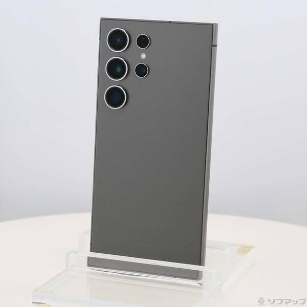 〔中古〕SAMSUNG(サムスン) Galaxy S24 Ultra 1TB チタニウムブラック SM-S928Q SIMフリー〔377-ud〕 | 
