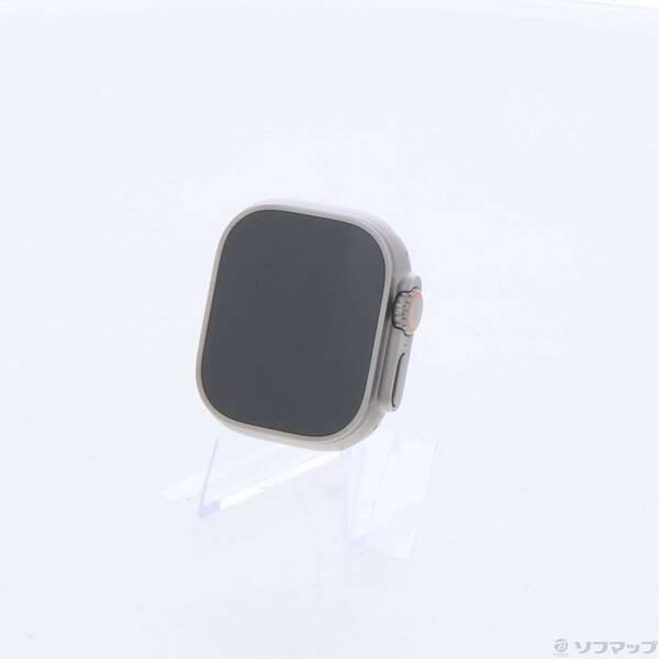 〔中古〕Apple(アップル) Apple Watch Ultra GPS + Cellular 49mm チタニウムケース バンド無し〔377-ud〕 | 