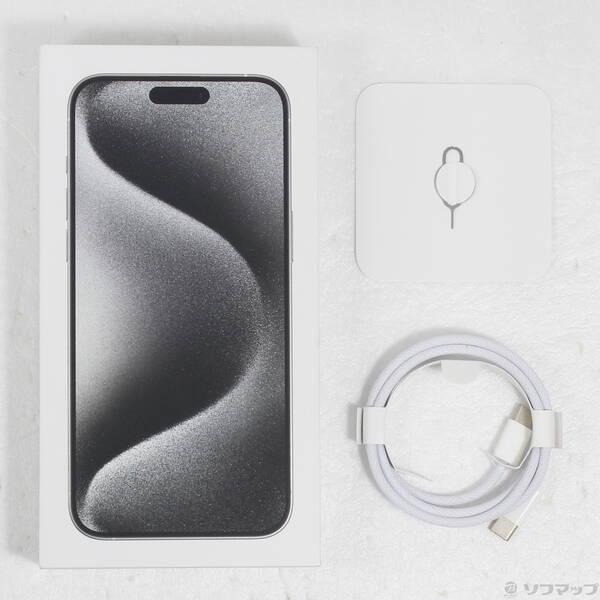 〔中古〕Apple(アップル) iPhone15 Pro Max 1TB ホワイトチタニウム MU703J／A SIMフリー〔198-ud〕 |  | 04
