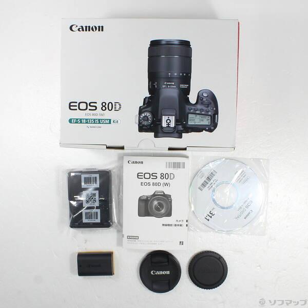 〔中古〕Canon(キヤノン) EOS 80D EF-S18-135 IS USM レンズキット〔344-ud〕 |  | 05