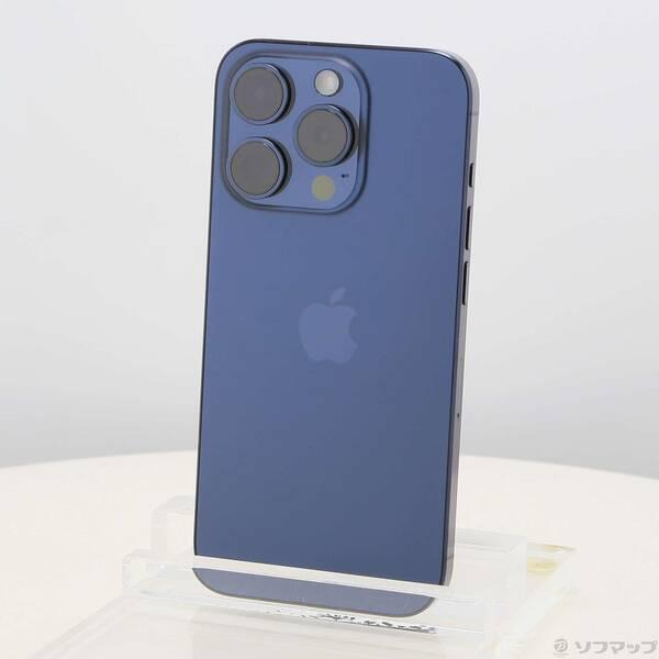 〔中古〕Apple(アップル) iPhone15 Pro 1TB ブルーチタニウム MTUU3J／A SIMフリー〔349-ud〕 | 