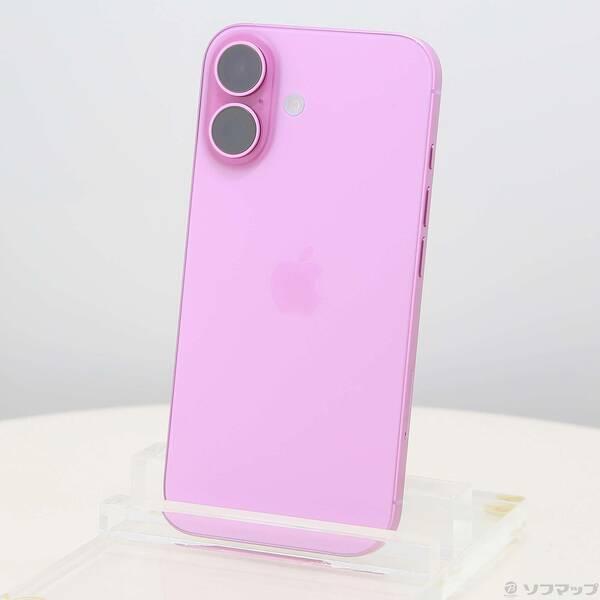 〔中古〕Apple(アップル) iPhone16 128GB ピンク MYDT3J／A SIMフリー〔344-ud〕 | 