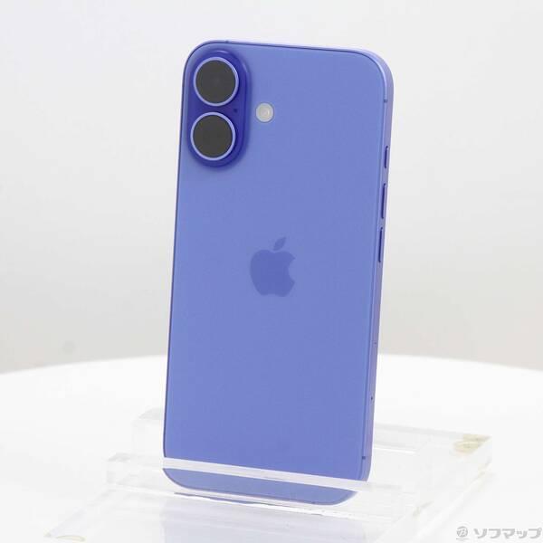 〔中古〕Apple(アップル) iPhone16 128GB ウルトラマリン MYDU3J／A SIMフリー〔198-ud〕 | 