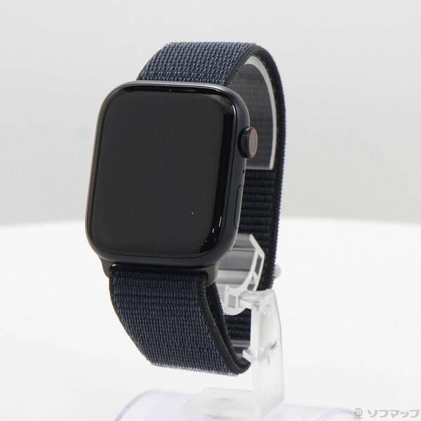 〔中古〕Apple(アップル) 〔展示品〕 Apple Watch Series 9 GPS + Cellular 45mm ミッドナイトアルミニウムケース ミッドナイトスポーツループ〔258-ud〕 | 