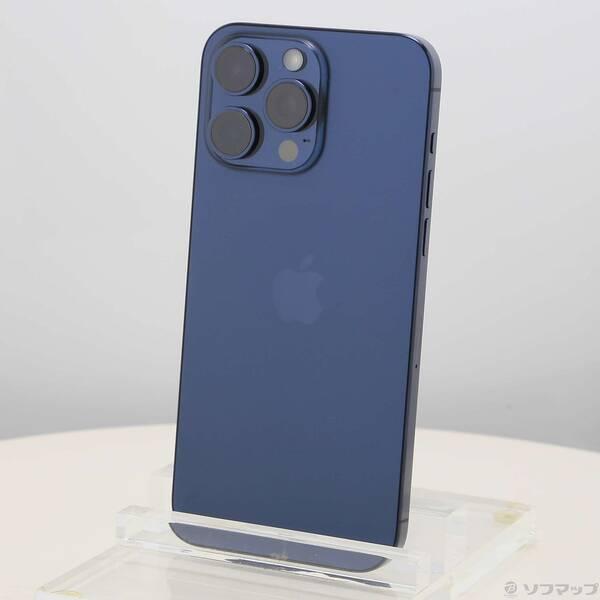 〔中古〕Apple(アップル) iPhone15 Pro Max 512GB ブルーチタニウム MU6X3J／A SIMフリー〔348-ud〕 | 