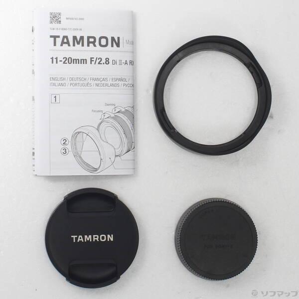 〔中古〕TAMRON(タムロン) 11-20mm F／2.8 Di III-A RXD Model B060〔349-ud〕 |  | 04