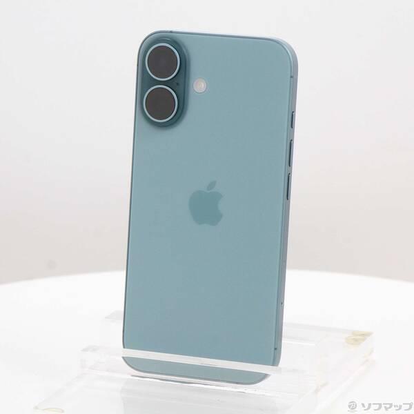 〔中古〕Apple(アップル) iPhone16 128GB ティール MYDV3J／A SIMフリー〔276-ud〕 | 