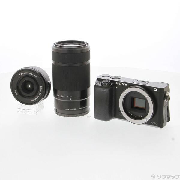 〔中古〕SONY(ソニー) α6000 ILCE-6000Y ブラック ダブルズームレンズキット〔276-ud〕 | 