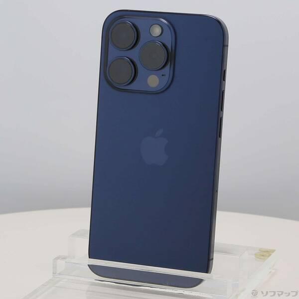 〔中古〕Apple(アップル) iPhone15 Pro 512GB ブルーチタニウム MTUL3J／A SIMフリー〔251-ud〕 | 