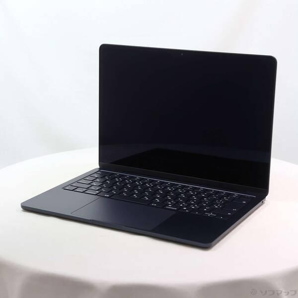 〔中古〕Apple(アップル) MacBook Air 13.6-inch Mid-2022 MLY43J／A Apple M2 8コアCPU_10コアGPU 8GB SSD512GB ミッドナイト 〔26.3 Tahoe〕〔276-ud〕 | 