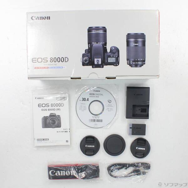 〔中古〕Canon(キヤノン) EOS 8000D ダブルズームキット (2420万画素／SDXC)〔262-ud〕 |  | 05
