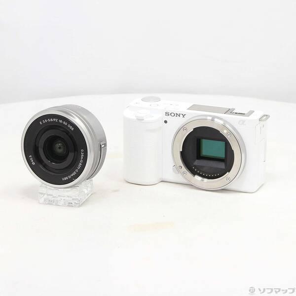〔中古〕SONY(ソニー) VLOGCAM ZV-E10L パワーズームレンズキット ホワイト〔295-ud〕 | 