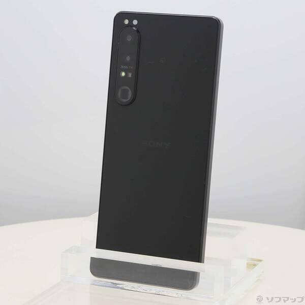 〔中古〕SONY(ソニー) Xperia 1 IV 256GB ブラック SOG06 au SIMフリー〔352-ud〕 | 