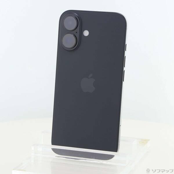 〔中古〕Apple(アップル) iPhone16 128GB ブラック MYDQ3J／A SIMフリー〔305-ud〕 | 