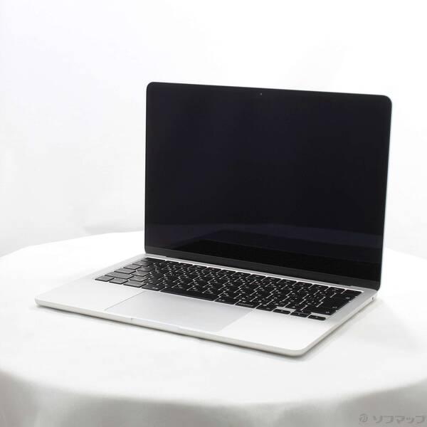 〔中古〕Apple(アップル) 〔展示品〕 MacBook Air 13.6-inch Mid-2022 MLXY3J／A Apple M2 8コアCPU_8コアGPU 16GB SSD256GB シルバー 〔26.3 Tahoe〕〔258-ud〕 | 