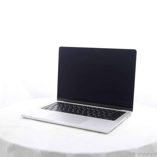 〔中古〕〔展示品〕 MacBook Pro 14.2-inch Late-2023 MR7J3J／A Apple M3 8コアCPU_10コアGPU 8GB SSD512GB シルバー 〔26.3 Tahoe〕〔258-ud〕 | 