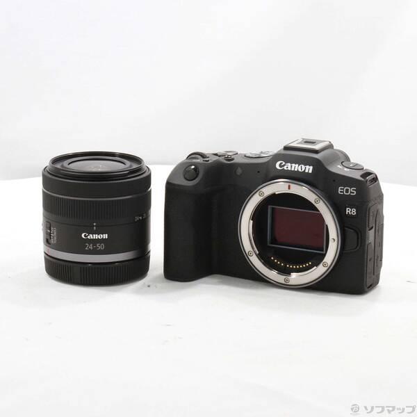 〔中古〕Canon(キヤノン) EOS R8 RF24-50 IS STM レンズキット〔262-ud〕 | 