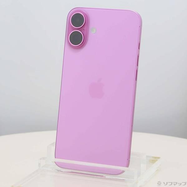 〔中古〕Apple(アップル) iPhone16 Plus 256GB ピンク MXVJ3J／A SIMフリー〔262-ud〕 | 