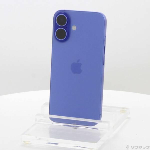 〔中古〕Apple(アップル) iPhone16 128GB ウルトラマリン MYDU3J／A SIMフリー〔349-ud〕 | 