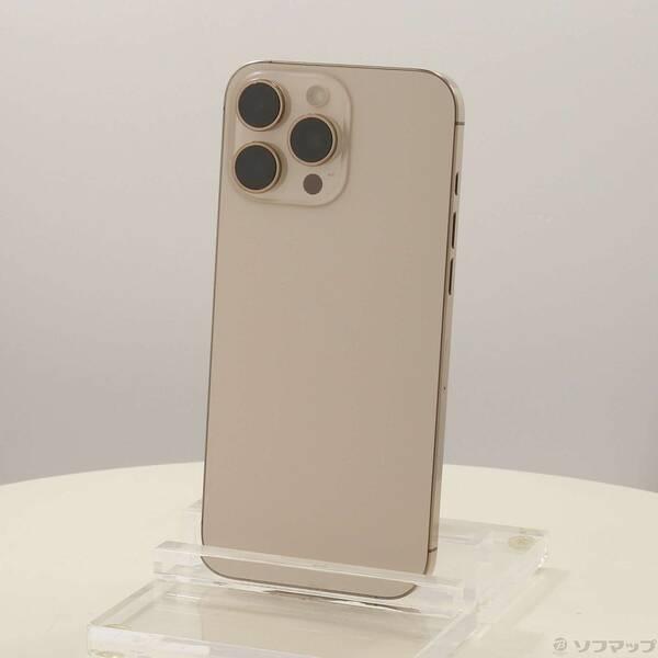 〔中古〕Apple(アップル) iPhone16 Pro Max 256GB デザートチタニウム MYWJ3J／A SIMフリー〔198-ud〕 | 
