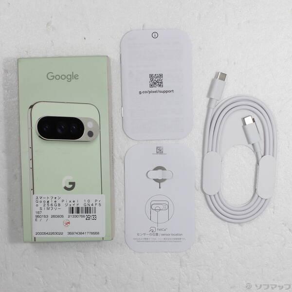 〔中古〕GOOGLE(グーグル) Google Pixel 10 Pro 256GB ジェイド GN4F5 SIMフリー〔258-ud〕 |  | 04