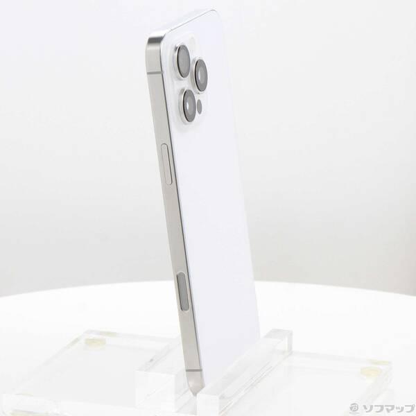 〔中古〕Apple(アップル) iPhone16 Pro Max 256GB ホワイトチタニウム MYWH3J／A SIMフリー〔305-ud〕 |  | 03